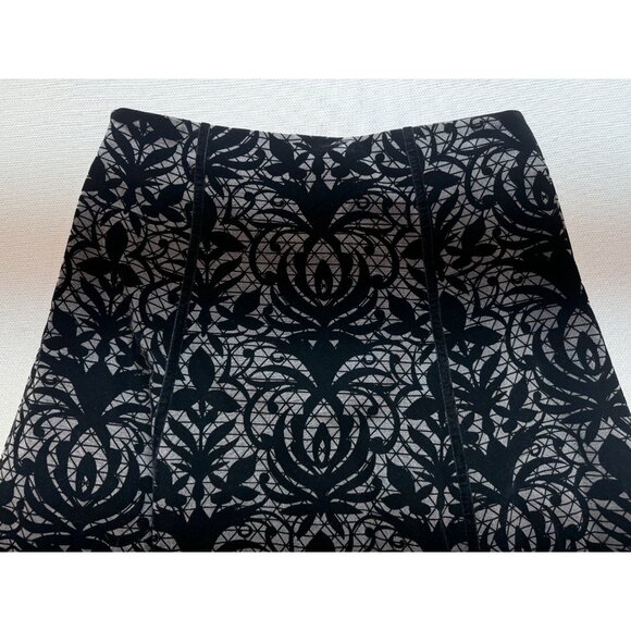 East 5th Womens A-Line Skirt Size 12 Black Gray Floral Whimsigoth Chic Boho - Picture 12 of 12